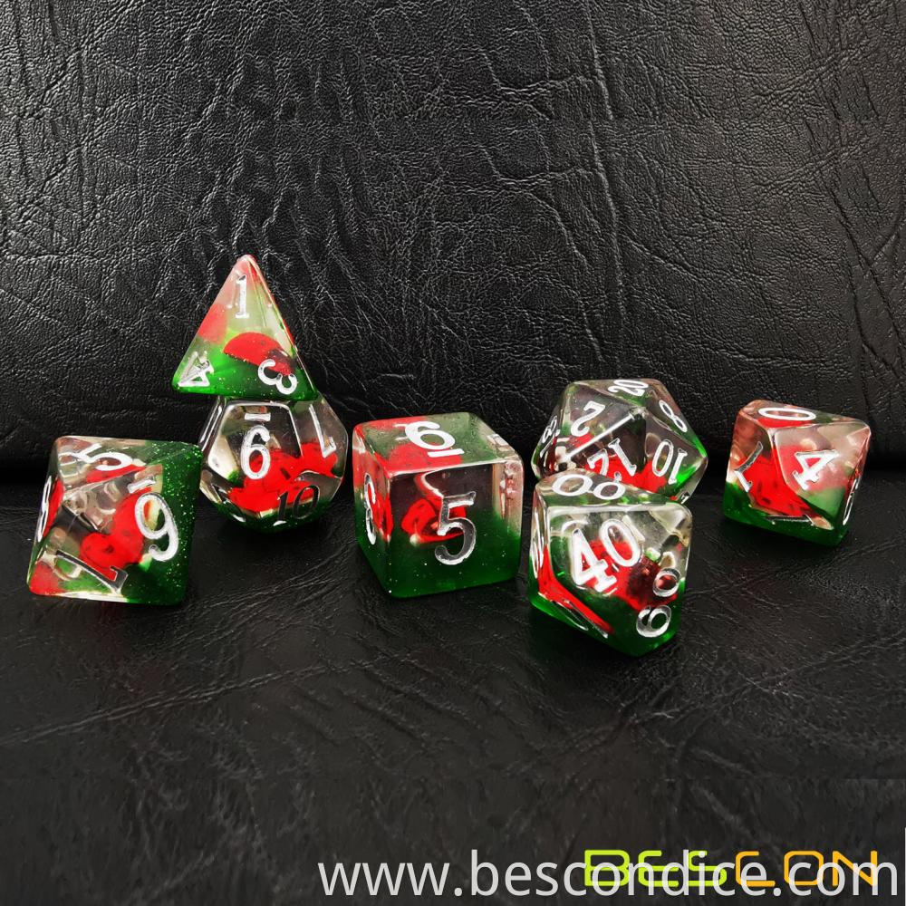 Novelty Ladybug Polyhedral Game Dice Set 2